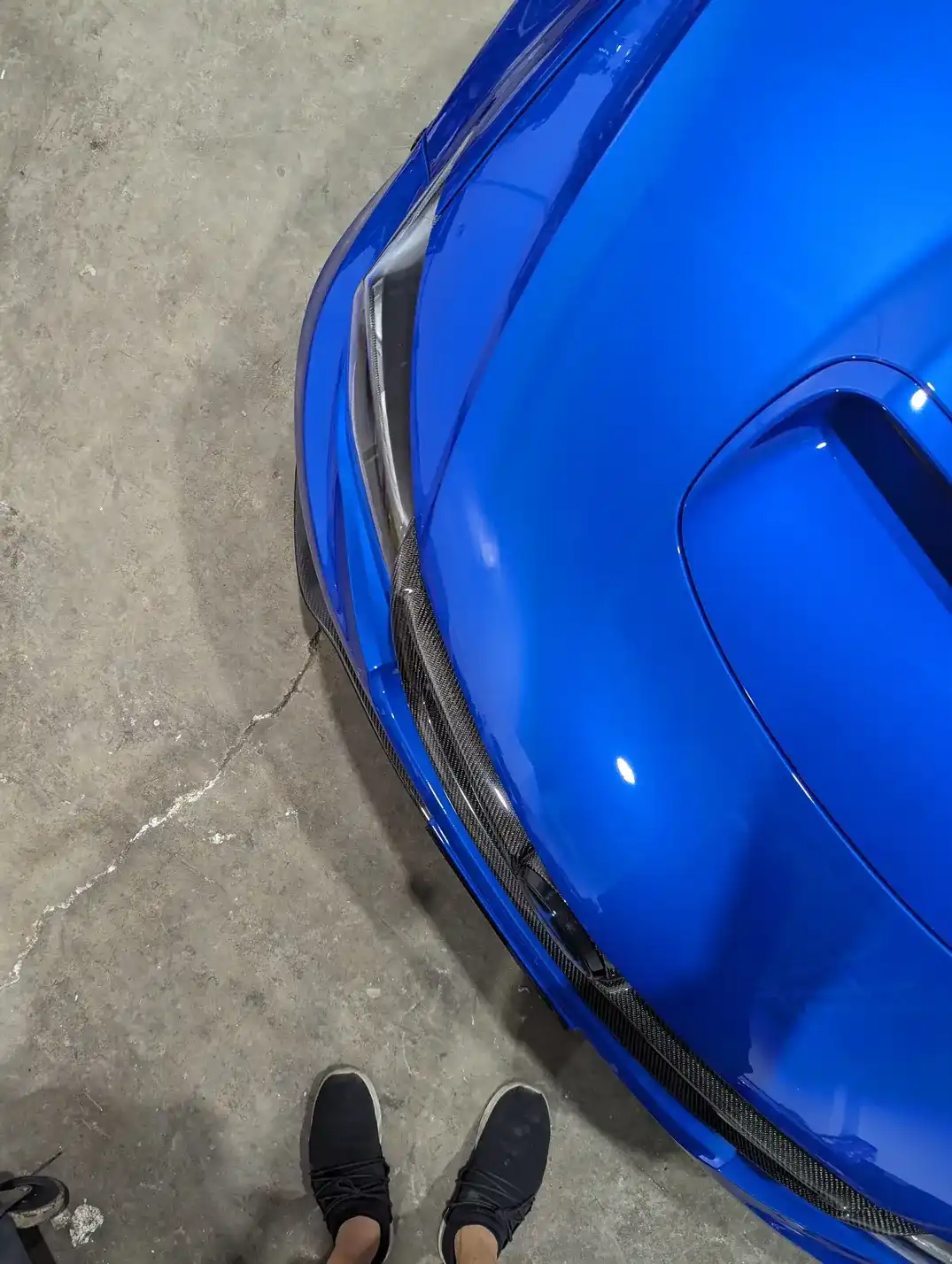 Ceramic coating applied to a vehicle in Calgary