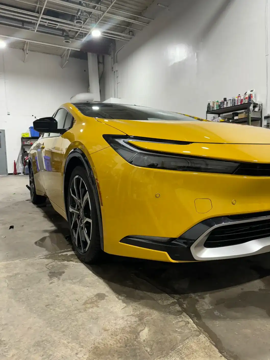 TinyBot vinyl car wrap installed on a vehicle in Calgary
