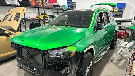 TinyBot colour change wrap Calgary